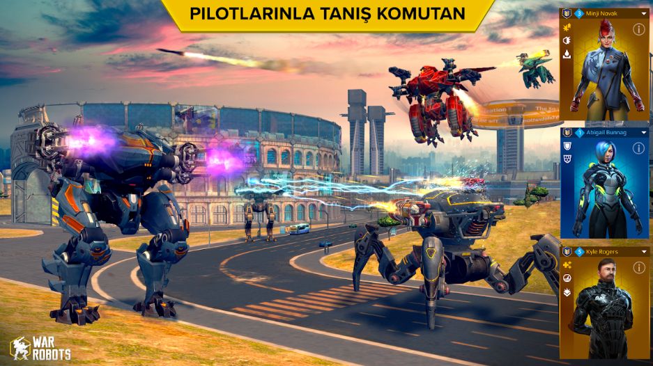 War Robots Mobil Savaş Oyunu
