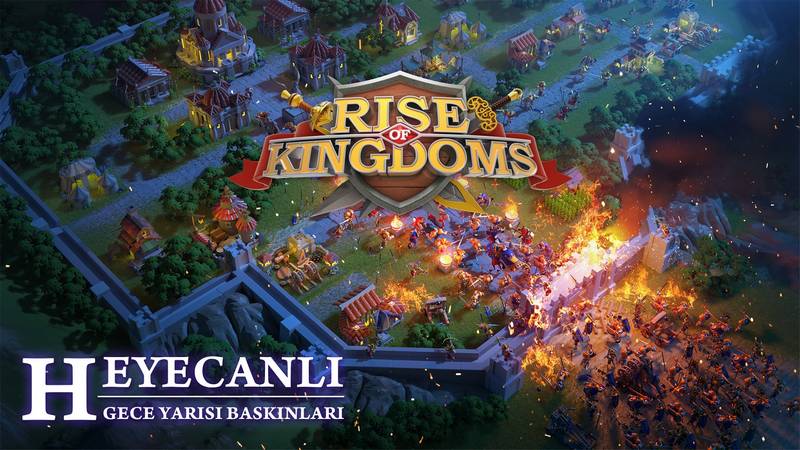 Rise of Kingdoms bütün Android ve IOS cihazlarda!