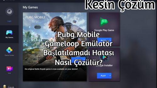 gameloop hata çözümü