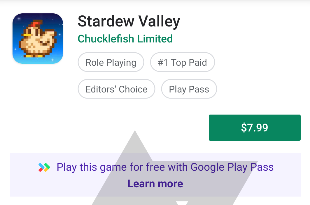 Google Play Pass Test