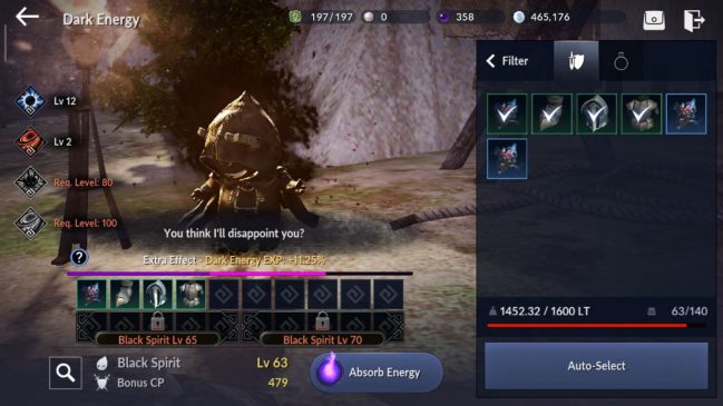 Black Desert Mobile Black Spirit
