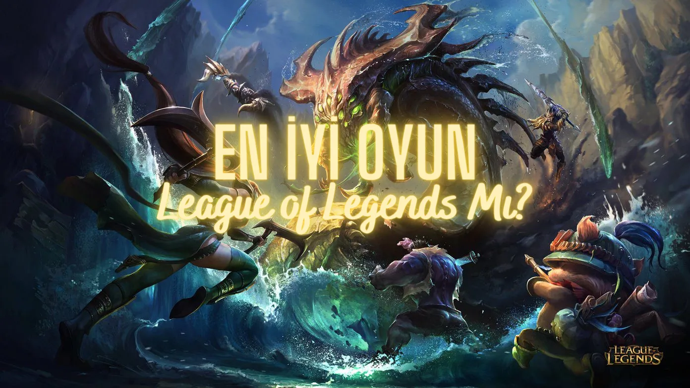 içerisinde kahramanlar olan league of legends duvar kağıdı üzerinde en iyi oyun league of legends mı yazıyor