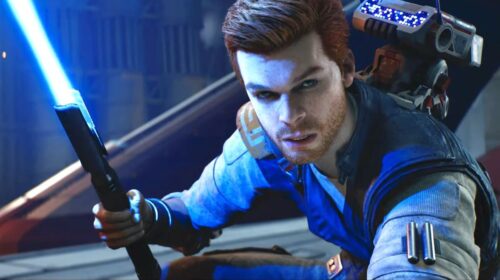 star wars evreninden cal cestis ışın kılıcıyla görünüyor