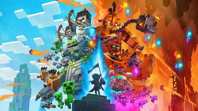 minecraft legends ana kapak görsel fotoğraf yeni oyun