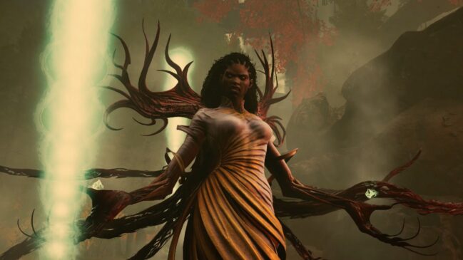 Redfall'dan bir düşman siyahi vampir ve budaklanmış