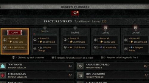 aiablo 4 renown ödül sistemi