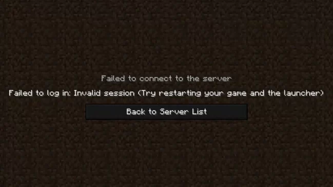 Minecraft Invalid Session Error Nasıl Çözülür