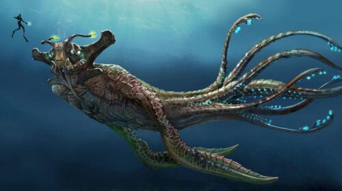 Subnautica hayatta kalma oyunundan bir görsel
