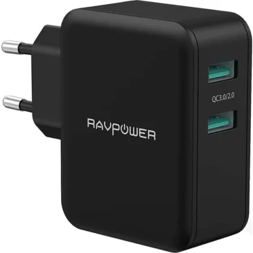 RAVPower 30W 2 Bağlantı Noktalı Şarj Cihazı