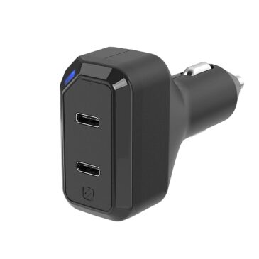 Scosche PowerVolt 36W Çift USB-C Araç Şarj Cihazı