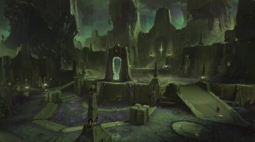 DOOM: The Dark Ages shows one of its levels with gameplay captured on a PS5 Pro