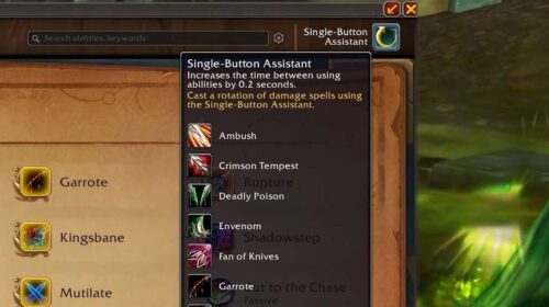 WoW One-Button Rotation Tool Will Basically Play The Game For You