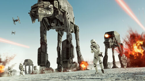 Here are a few ways to translate it, depending on the nuance you want:
Most common and natural for news headlines:

Star Wars Battlefront 2, Steam'de eş zamanlı oyuncu sayısı rekorunu kırdı.

(Star Wars Battlefront 2, on Steam, its concurrent player count record broke.)


Slightly more emphatic:

Star Wars Battlefront 2, Steam'deki eş zamanlı oyuncu sayısı rekorunu alt üst etti. (Alt üst etmek - "to turn upside down," meaning to absolutely shatter/break a record)

More focused on "its own" record:

Star Wars Battlefront 2, Steam'de kendi eş zamanlı oyuncu sayısı rekorunu kırdı. (Kendi - "its own")

The first one is generally the best and most direct translation.