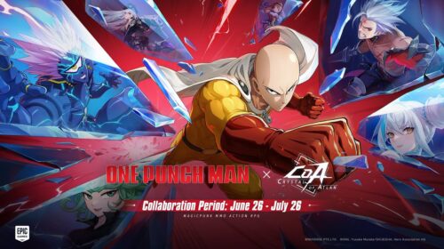 Crystal of Atlan x One Punch Man Crossover, 26 Haziran'da güç dolu aksiyonuyla başlıyor.