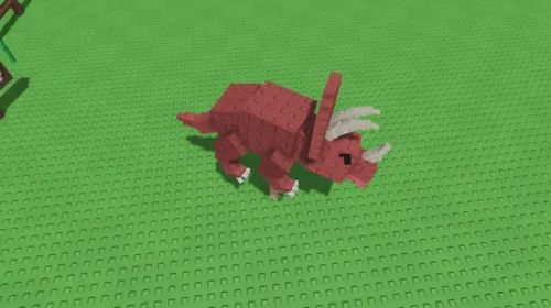 Triceratops, "Büyüyen Bir Bahçe"nde ne yapar?