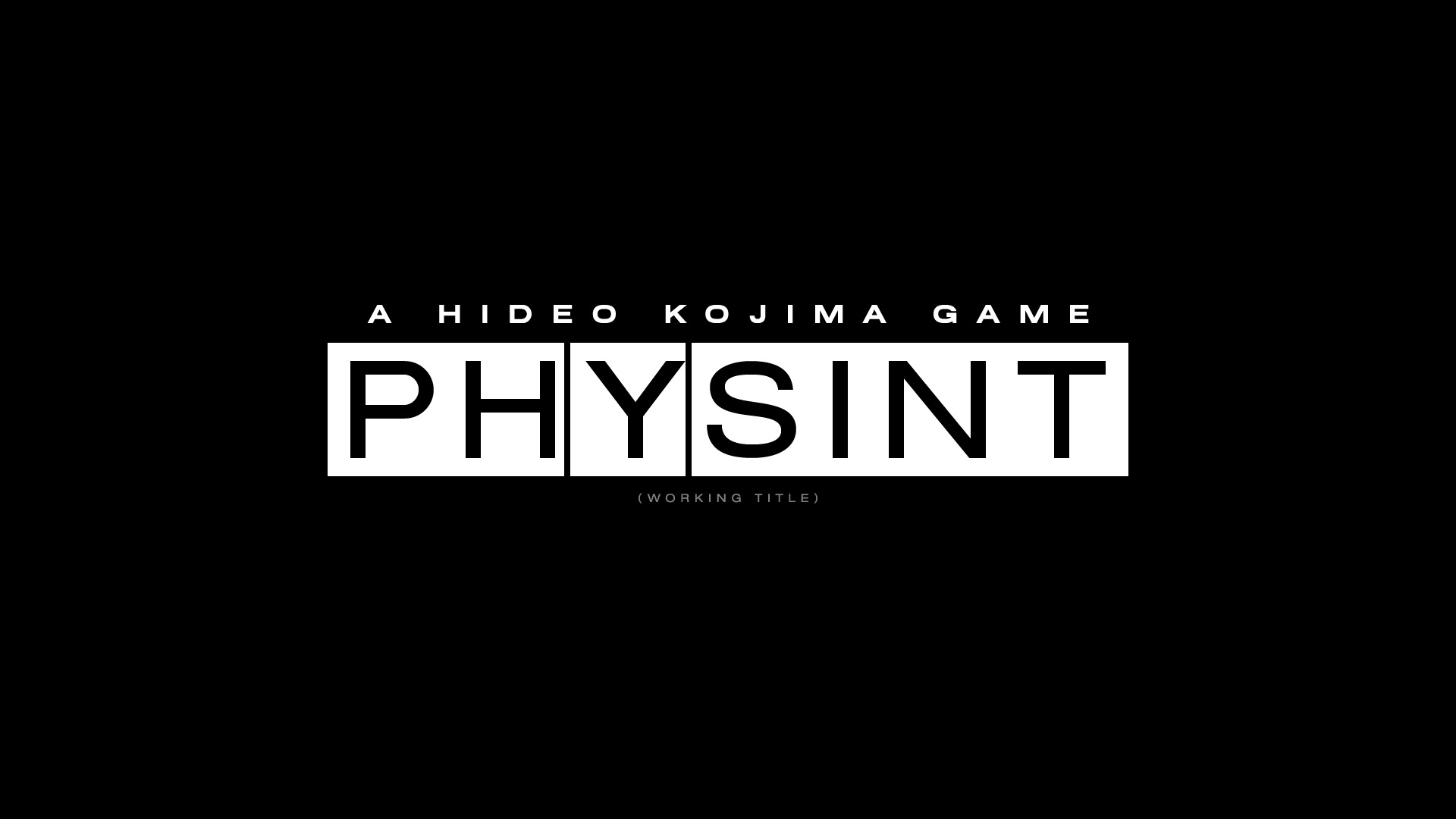 Kojima yeni aksiyon-casusluk oyunu Physint'in sır perdesini araladı.