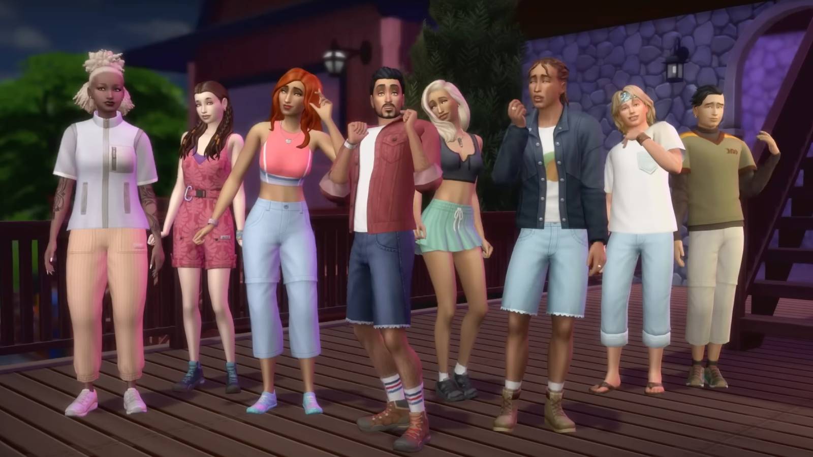 Sims 4'ün yeni Love Island DLC'si yüzünden ayaklarım geri geri gidiyor.