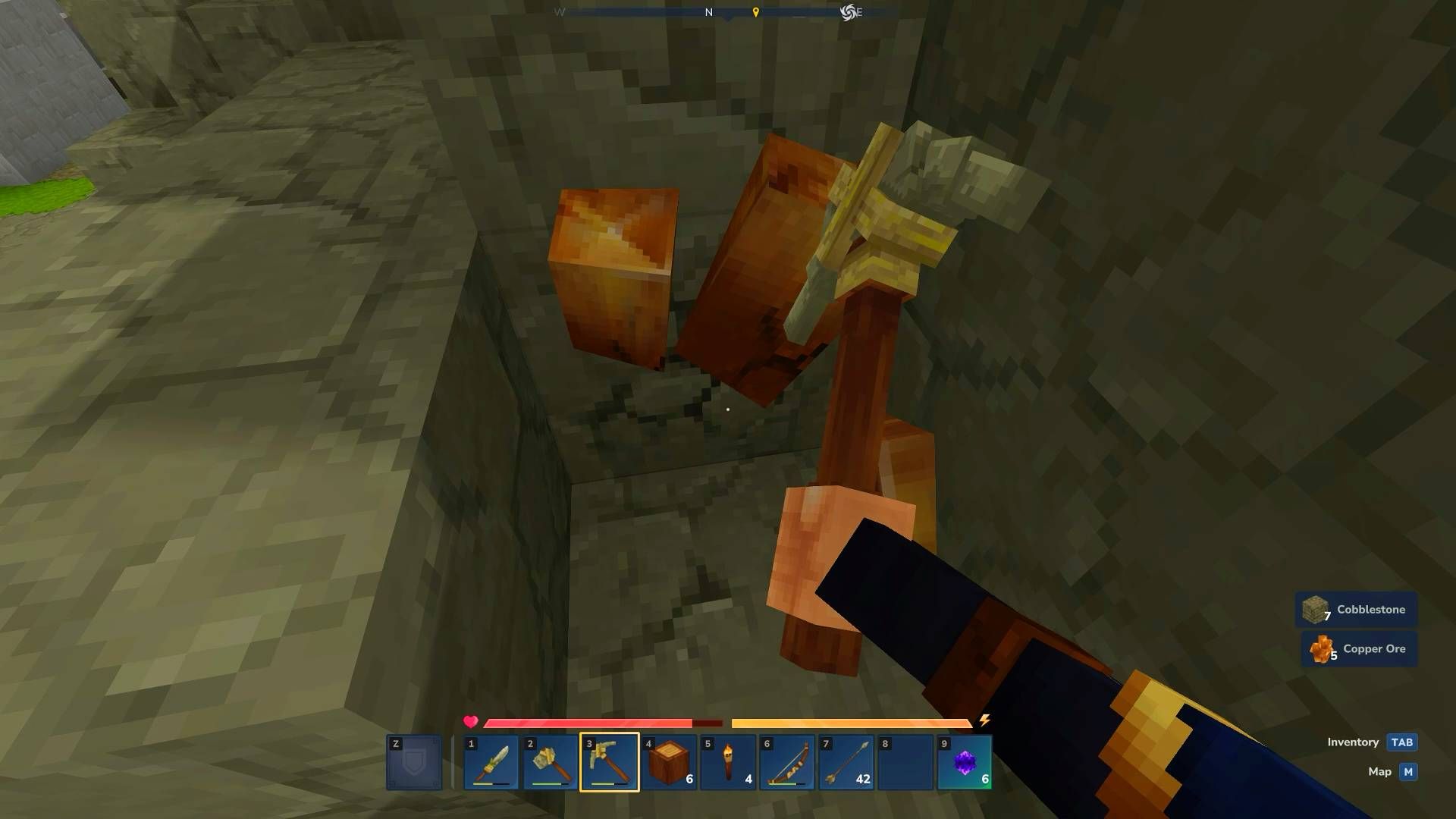 Hytale bakır cevheri nerede bulunur